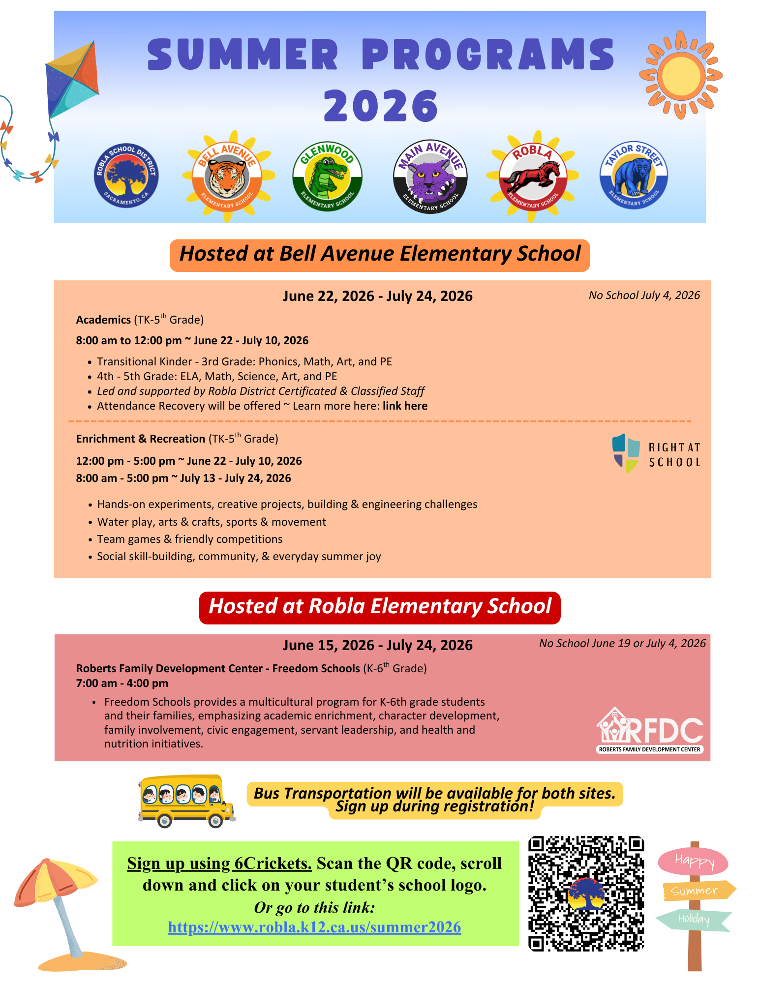 2026 Summer Programs Image