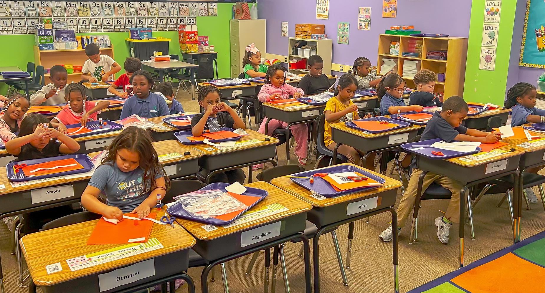 Ms. Londos' class in action!