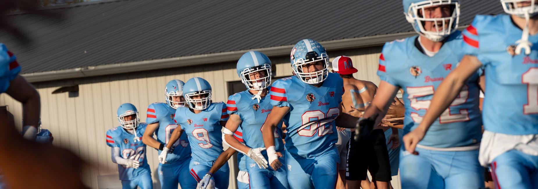 football team running out