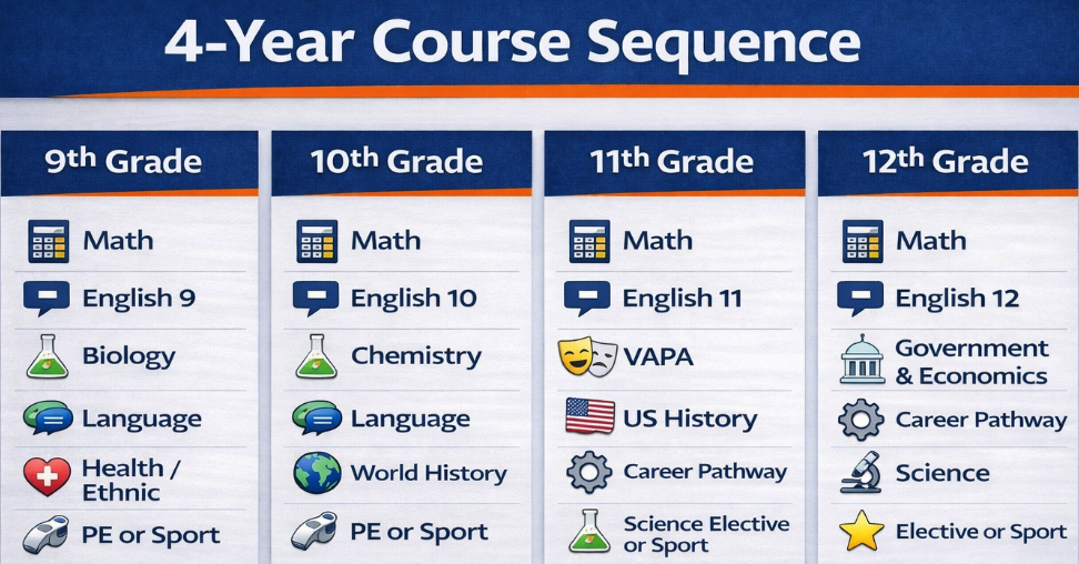 grade sequence courses