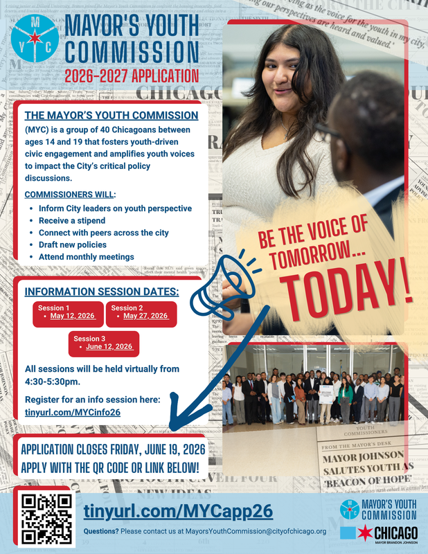 Apply for the Mayor's Youth Commission for 2026-2027! Featured Photo