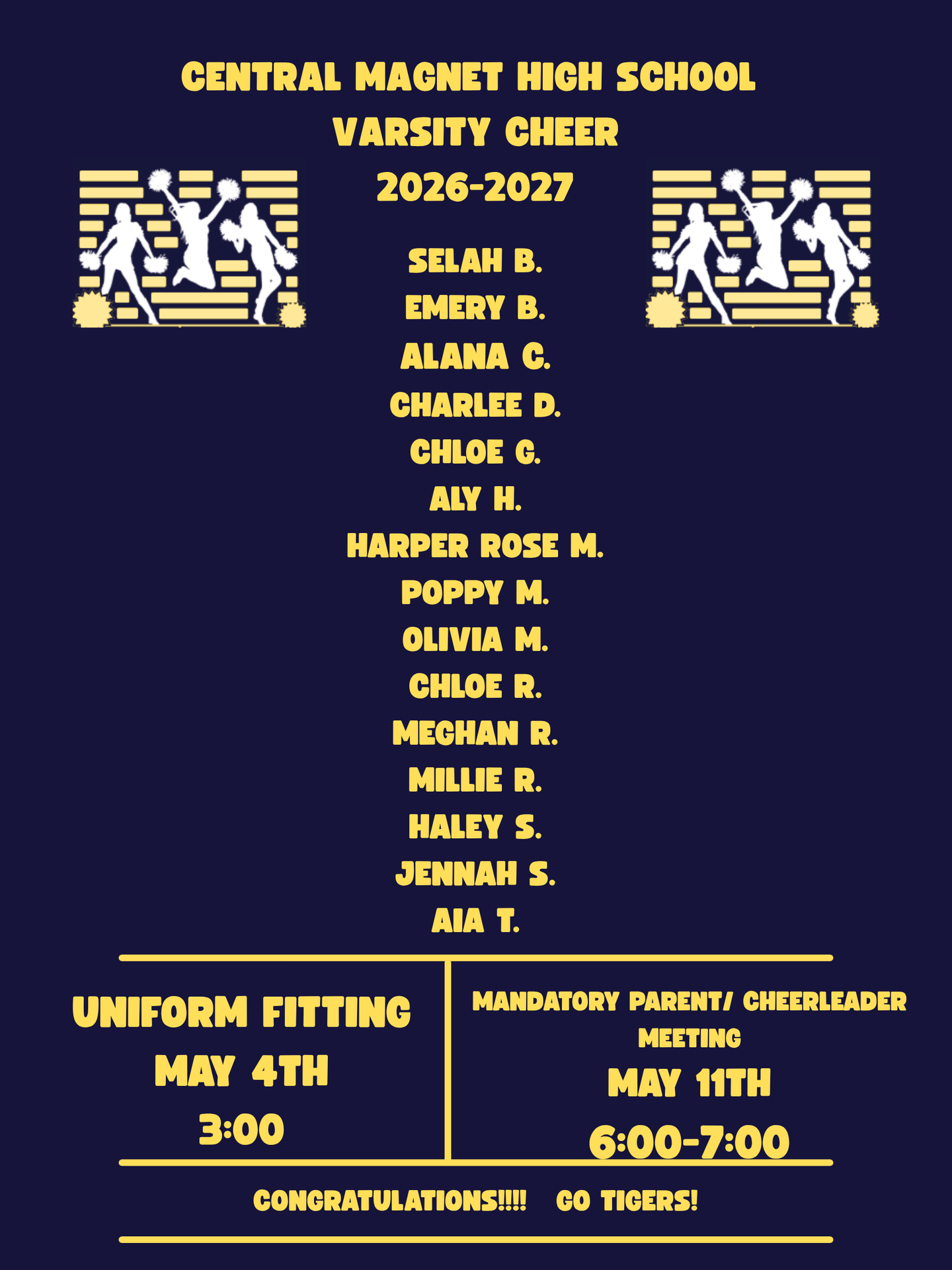 26-27 Varsity HS Cheer Squad