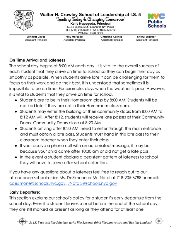Attendance Policy