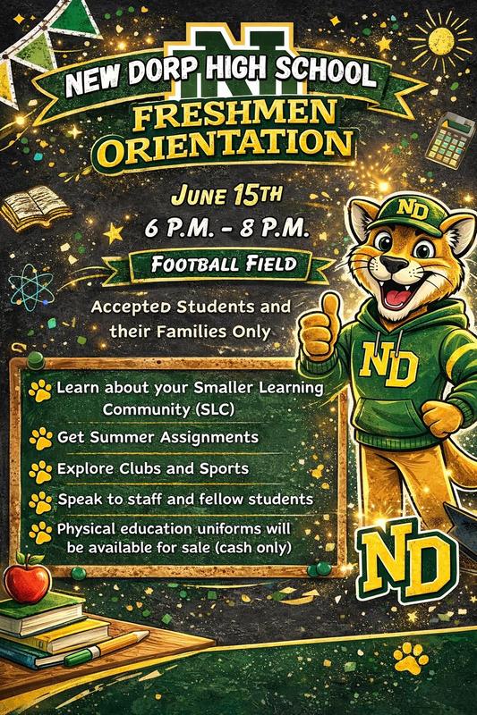freshmen orientation flyer