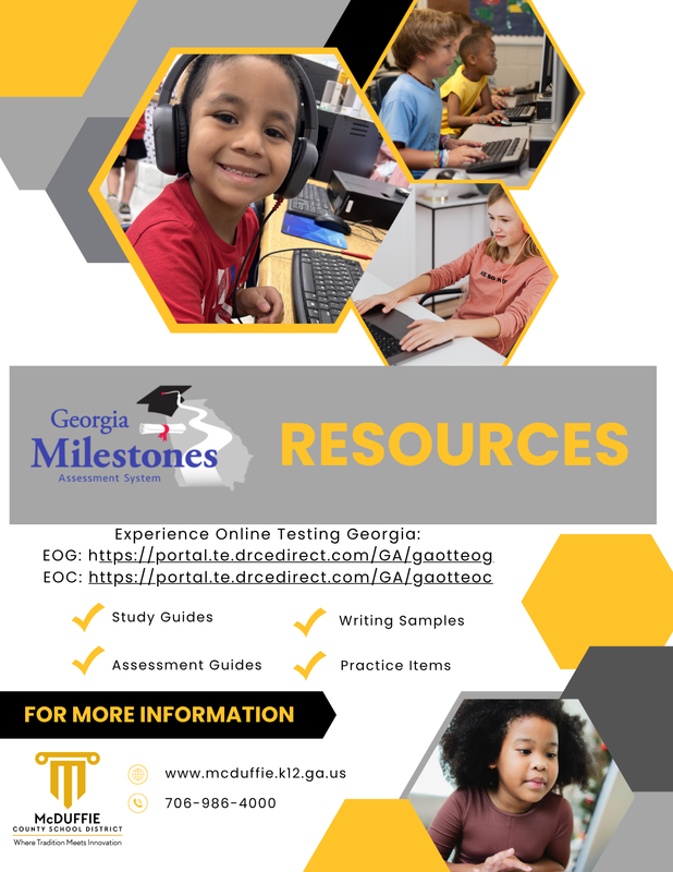 Georgia Milestones End-of-Grade and End-of-Course Resources