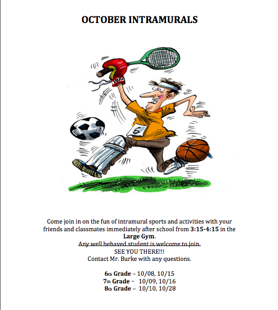 October Intramurals Featured Photo