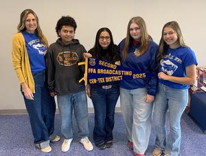 Temple HS FFA Radio Broadcast Team