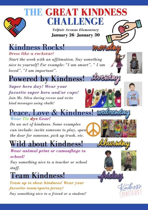 Great Kindness Challenge Week!