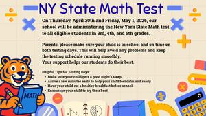 math state test flyer