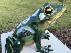 frog mascot right side