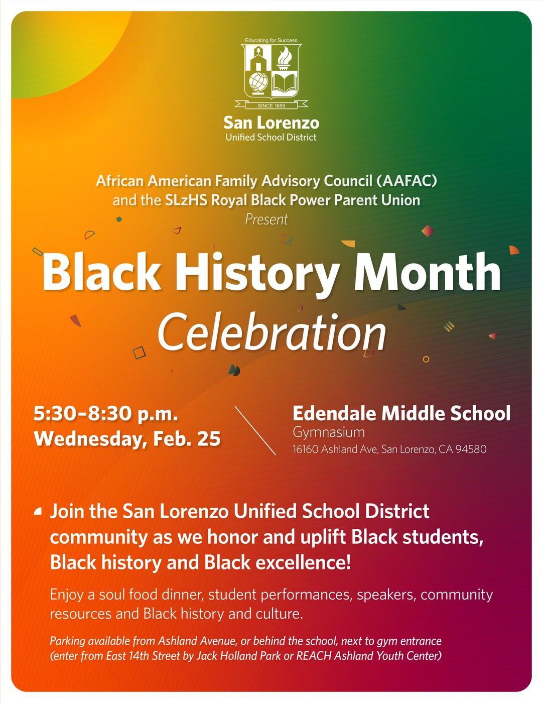 Black History Celebration Edendale MS