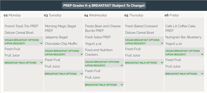 Breakfast for the Week! ¡Desayuno de esta semana!