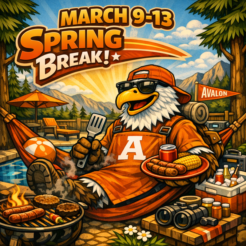 Spring Break!  March 9-13 Featured Photo