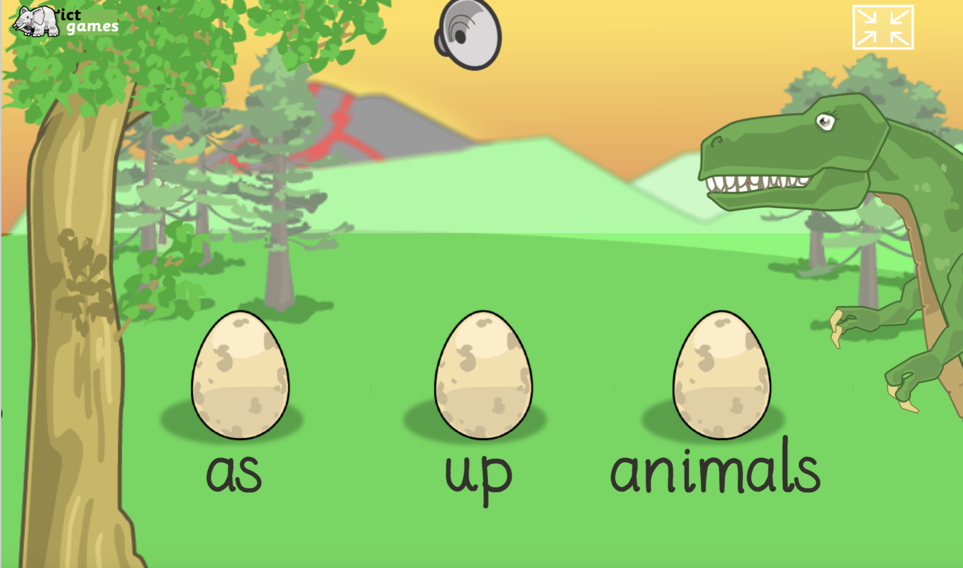 Dinosaur Egg Sight Words