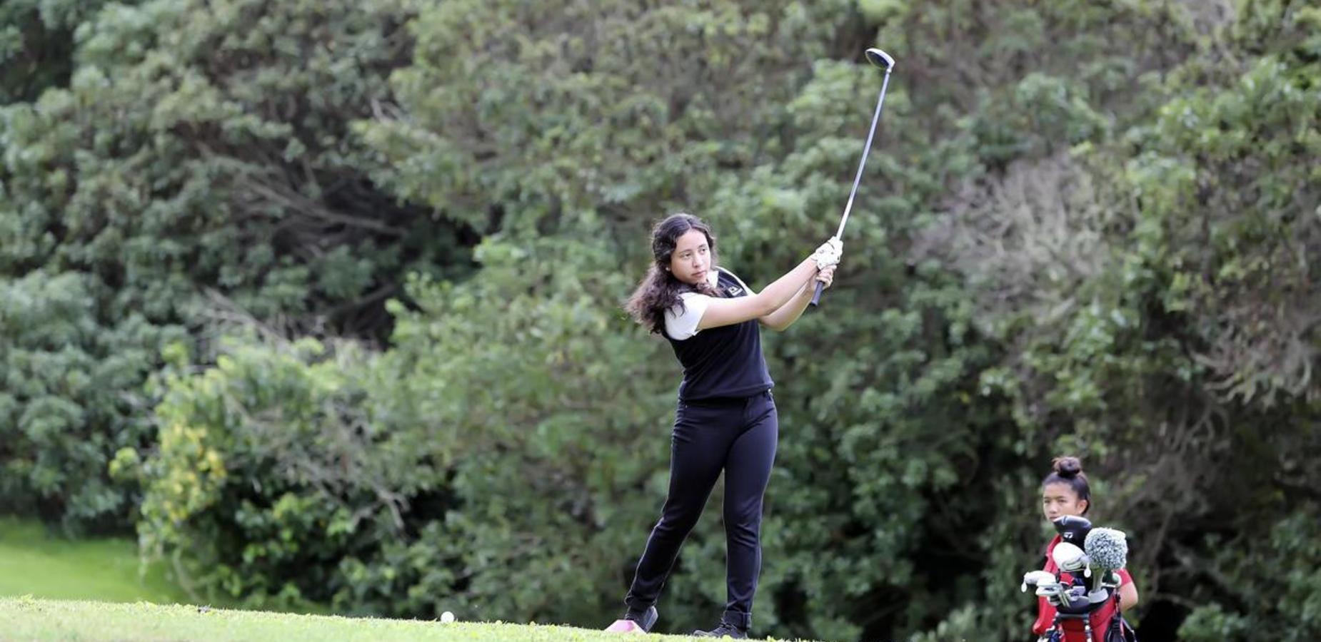 golfing