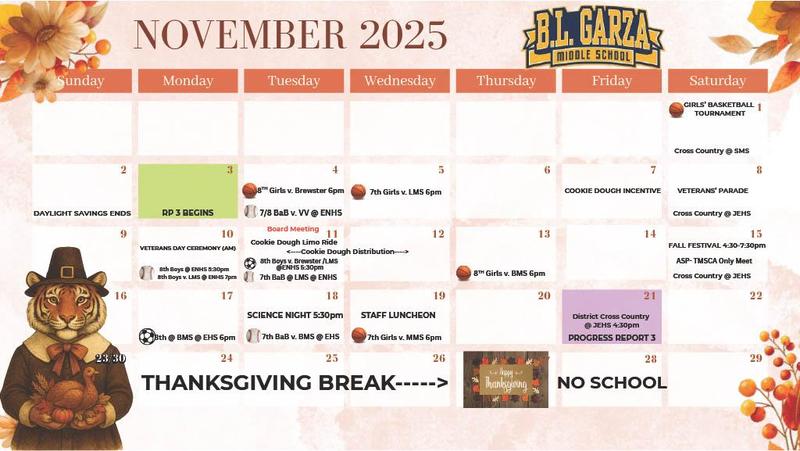 November Calendar