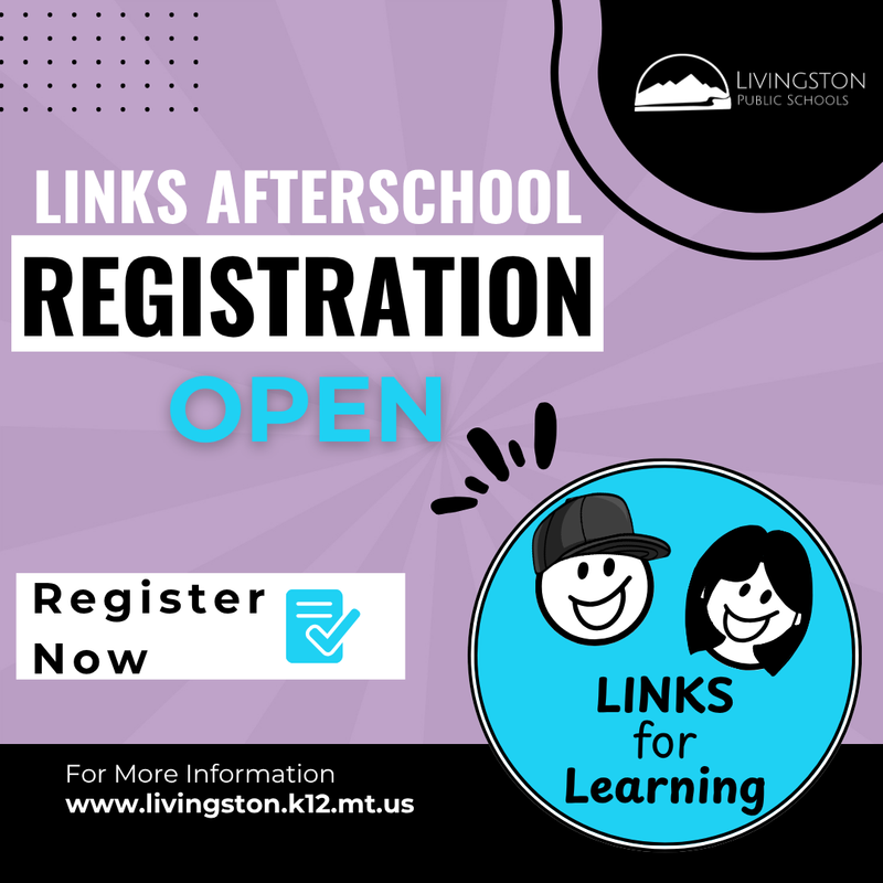 LINKS afterschool Registration Open