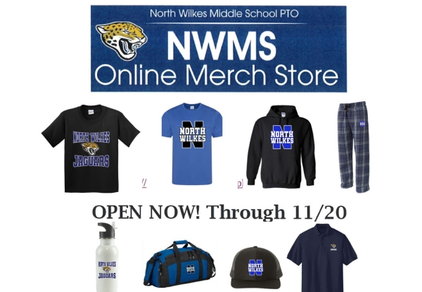 NWMS Online Merch Store on sale now through November 20th
