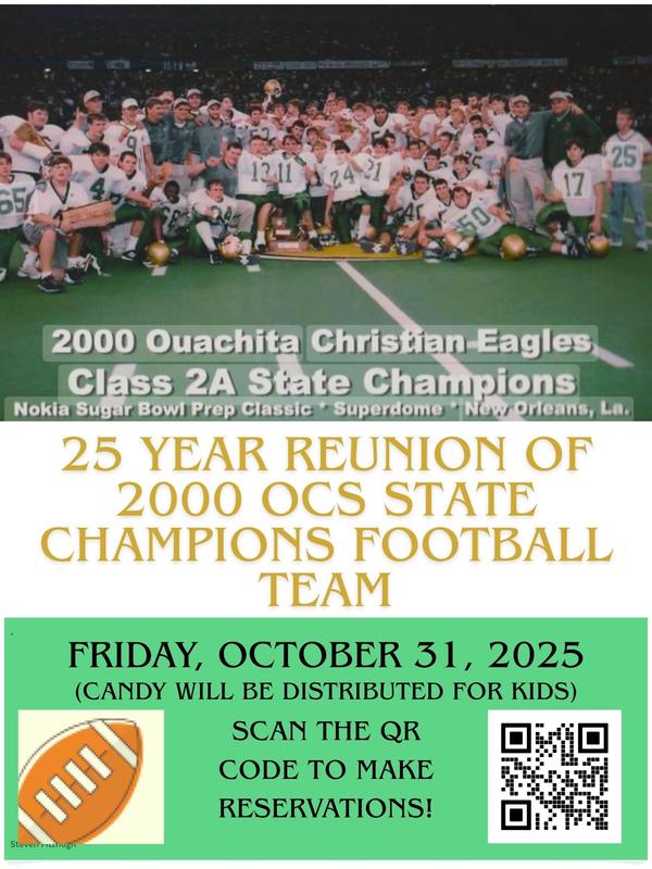 25 Year Reunion of 2000 OCS State Champion Football Team Featured Photo
