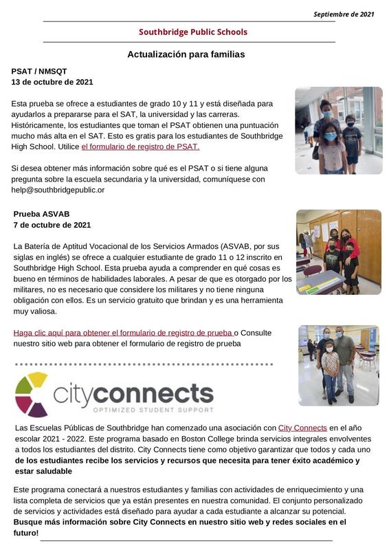 September 2021 Newsletter West Street School