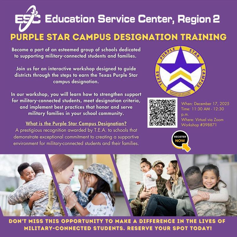 Purple Star Campus Designation Training