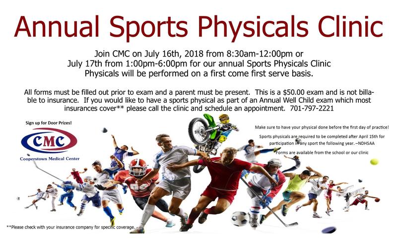 Annual Sport Physicals Clinic Featured Photo