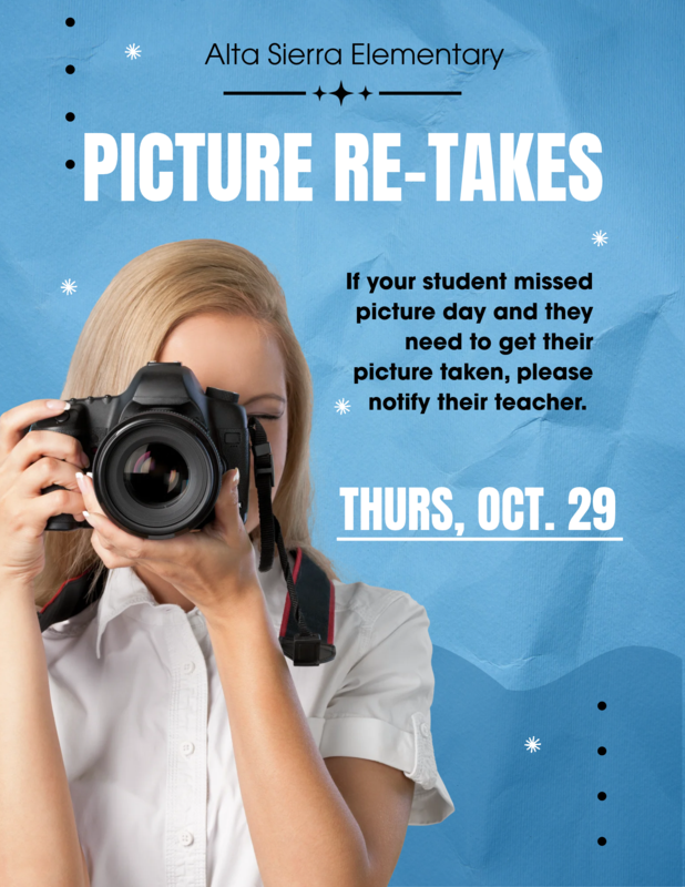 Contact your teacher if you need to take your photo.