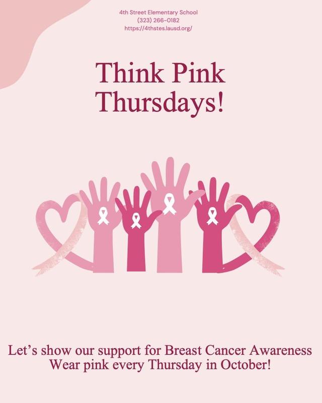 Think Pink Thursdays
