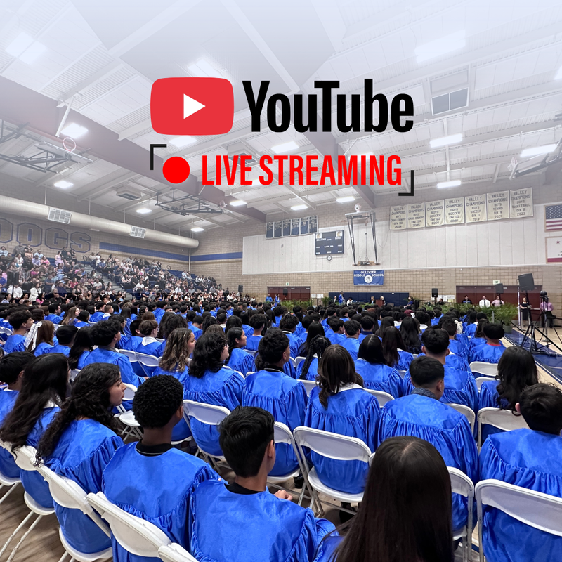 8th Grade Graduations LIVE on YouTube Thumbnail Image