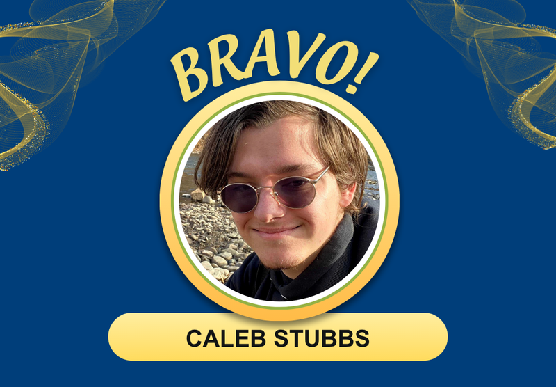 Bravo Award winner Caleb Stubbs
