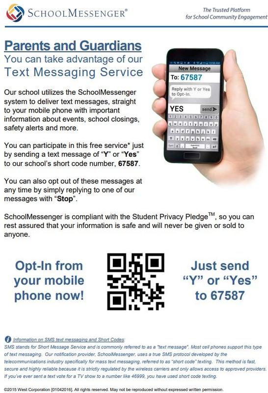 SchoolMessenger Text Services