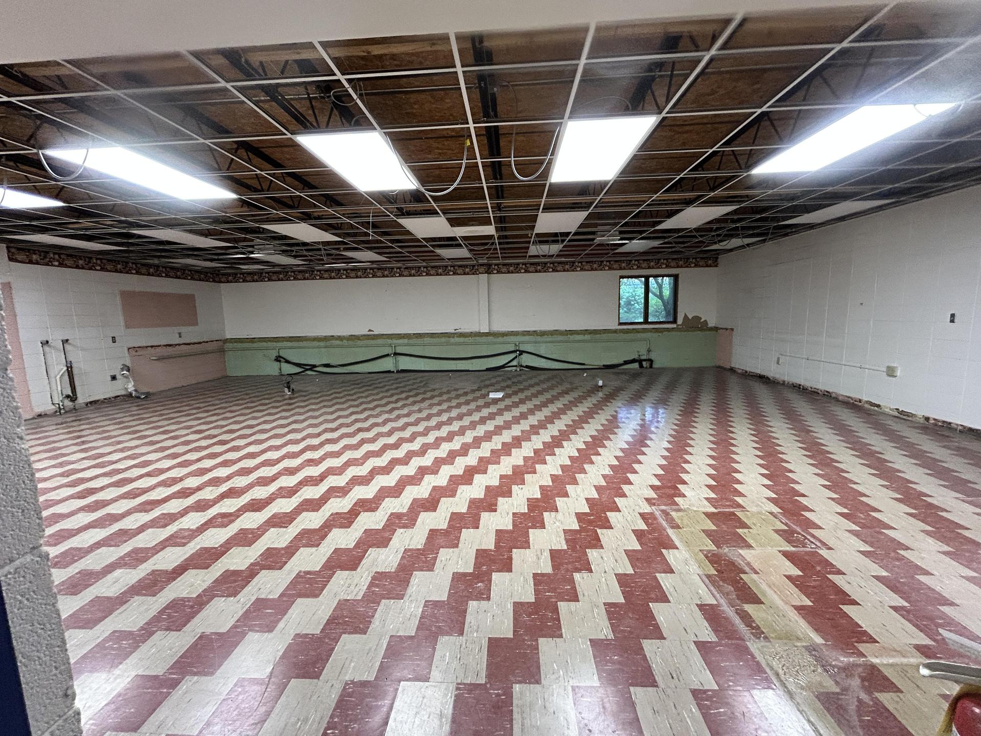 empty classroom for foods