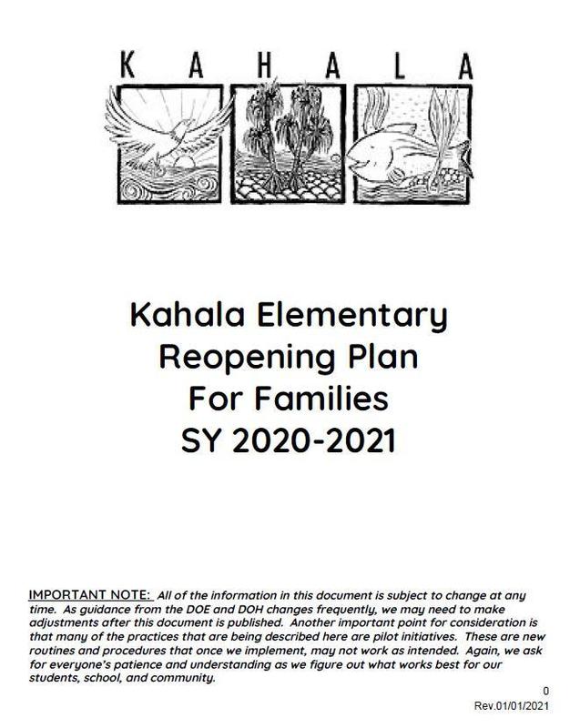 Reopening Plan for Families 1-1-21