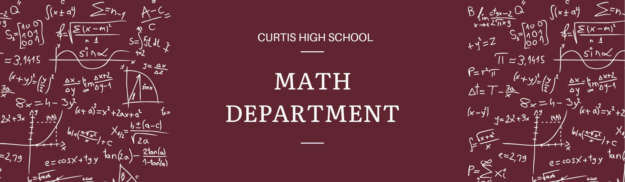 Curtis Math Department