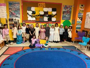 Kitah K students dress up as kallahs