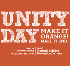 Unity Day - Wear Orange Wednesday 10/21