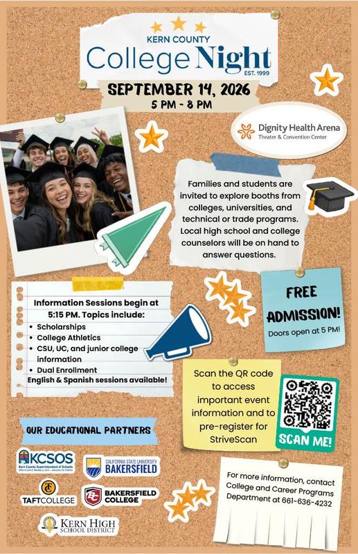 Kern county college fair flyer