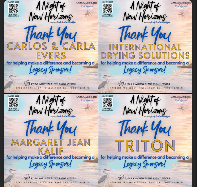 A huge THANK YOU to LEGACY SPONSORS