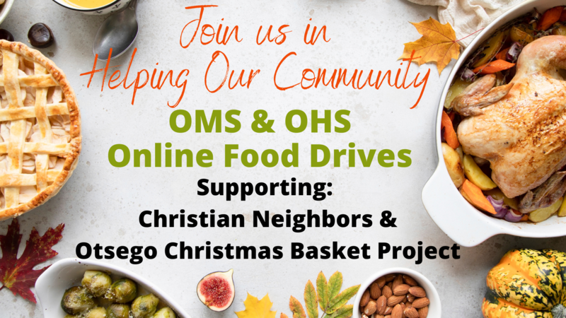 oms ohs food drive graphic