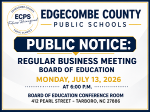 REGULAR BUSINESS MEETING 7/13/2026 @6PM