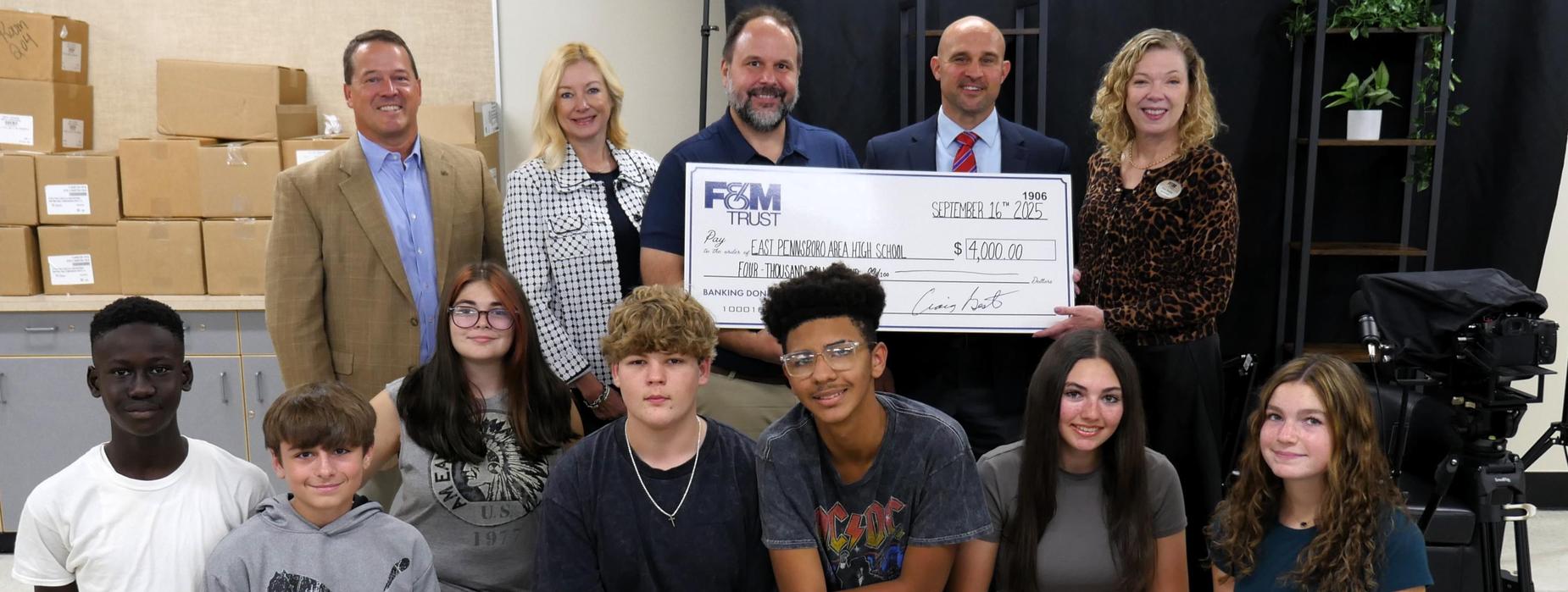 F&M Check Presentation