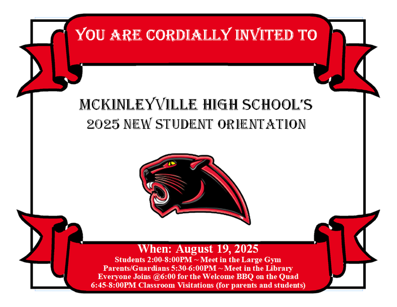 Countdown to New Student Orientation!!