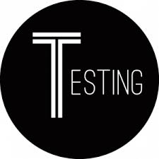 Testing sign image