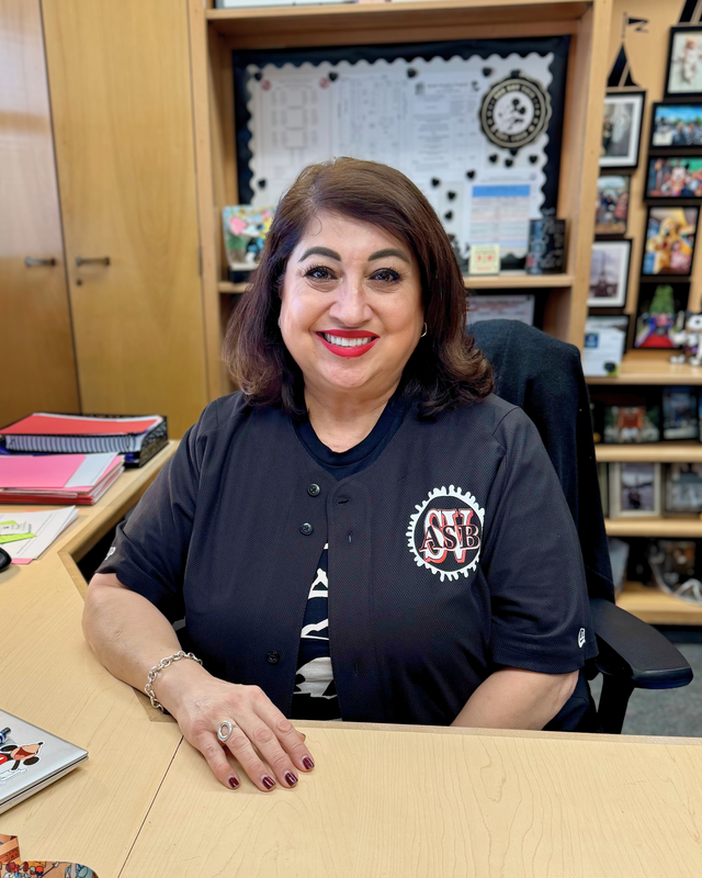 Sierra Vista Middle School Counselor Maribel Verduzco in her office, 2026