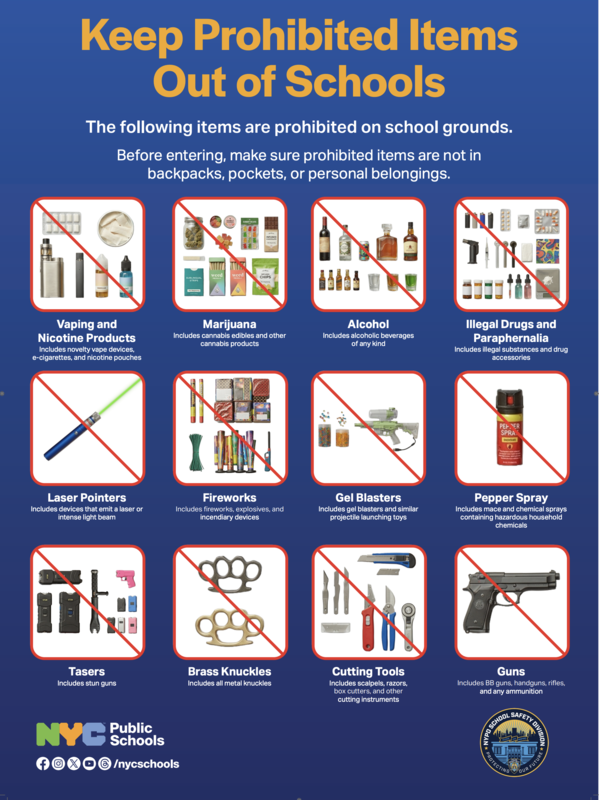 Prohibited Items