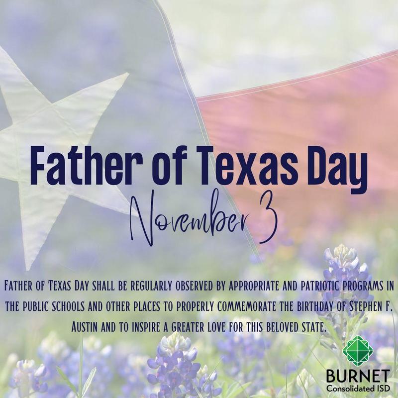 Father of Texas Day Featured Photo