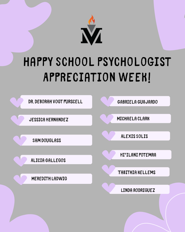 School Psychologists Week