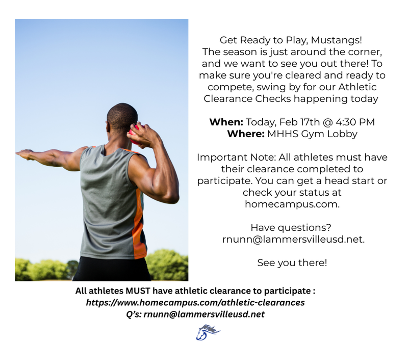 Shot put and Discuss athletic clearance