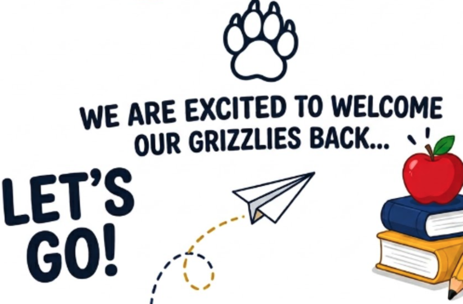We are excited to welcome back our grizzlies.  Lets Go!