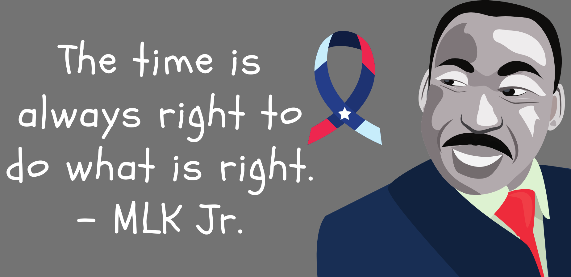 The time is always right to do what is right.  - MLK Jr